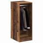 Preview: Kleiderschrank mit Regal Altholz 41 x 48 x 102 cm Holzwerkstoff