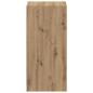 Preview: Kleiderschrank mit Regal mit Speicher Eiche handwerklich 41 x 48 x 102 cm