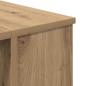 Preview: Schreibtisch Eiche handwerklich 140 x 50 x 75 cm Holzwerkstoff