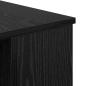 Preview: Schreibtisch Schwarze Eiche 140 x 50 x 75 cm Holzwerkstoff