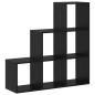 Preview: Bücherregal Schwarze Eiche 99 x 29 x 99 cm Holzwerkstoff