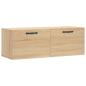 Preview: Wandschrank Sonoma-Eiche 100x36,5x35 cm Holzwerkstoff
