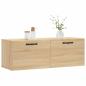 Preview: Wandschrank Sonoma-Eiche 100x36,5x35 cm Holzwerkstoff