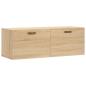 Preview: Wandschrank Sonoma-Eiche 100x36,5x35 cm Holzwerkstoff