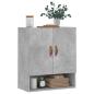 Preview: Wandschrank Betongrau 60x31x70 cm Holzwerkstoff