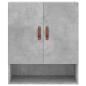 Preview: Wandschrank Betongrau 60x31x70 cm Holzwerkstoff