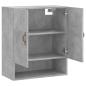 Preview: Wandschrank Betongrau 60x31x70 cm Holzwerkstoff