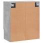 Preview: Wandschrank Betongrau 60x31x70 cm Holzwerkstoff