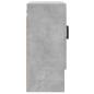 Preview: Wandschrank Betongrau 60x31x70 cm Holzwerkstoff