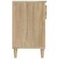 Preview: Schuhregal Sonoma-Eiche 102x36x60 cm Holzwerkstoff