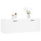 Preview: Wandschrank Weiß 100x36,5x35 cm Holzwerkstoff
