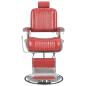 Preview: Friseurstuhl Rot 68x69x116 cm Kunstleder