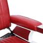 Preview: Friseurstuhl Rot 68x69x116 cm Kunstleder