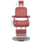 Preview: Friseurstuhl Rot 68x69x116 cm Kunstleder