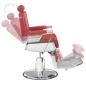 Preview: Friseurstuhl Rot 68x69x116 cm Kunstleder