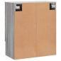 Preview: Wandschrank Grau Sonoma 60x31x70 cm Holzwerkstoff