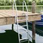 Preview: ARDEBO.de - Dockleiter Sonstiges Silber 58 x 77 x 166 cm Aluminium