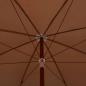 Preview: Sonnenschirm mit Stahl-Mast 300 cm Taupe