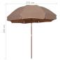 Preview: Sonnenschirm mit Stahl-Mast 300 cm Taupe