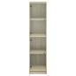 Preview: Highboard mit Glastüren Sonoma-Eiche 35x37x142 cm