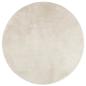 Preview: Teppich OVIEDO Kurzflor Beige Ø 160 cm