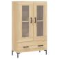 Preview: Highboard Sonoma-Eiche 69,5x31x115 cm Holzwerkstoff