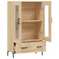 Preview: Highboard Sonoma-Eiche 69,5x31x115 cm Holzwerkstoff