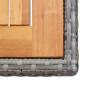Preview: 15-tlg. Garten-Essgruppe mit Auflagen Poly Rattan Anthrazit