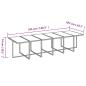Preview: 17-tlg. Garten-Essgruppe mit Kissen Poly Rattan Grau