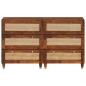 Preview: Sideboard Set 2 pcs Braun 60 x 33.5 x 75 cm Massivholz Mango