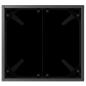 Preview: Sonnenliege 3 pcs Schwarz 197 x 70 x 82 cm Poly-Rattan