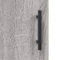 Preview: Highboard Grau Sonoma 69,5x34x180 cm Holzwerkstoff