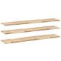Preview: Schweberegale 3 Stk. 140x30x2 cm Massivholz Akazie Unbehandelt