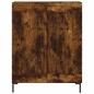Preview: Highboard Räuchereiche 69,5x34x180 cm Holzwerkstoff