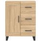 Preview: Sideboard Sonoma-Eiche 69,5x34x90 cm Holzwerkstoff