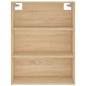 Preview: Highboard Sonoma-Eiche 69,5x34x180 cm Holzwerkstoff