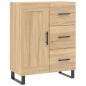Preview: Highboard Sonoma-Eiche 69,5x34x180 cm Holzwerkstoff