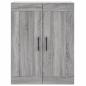 Preview: Highboard Grau Sonoma 69,5x34x180 cm Holzwerkstoff