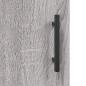 Preview: Highboard Grau Sonoma 69,5x34x180 cm Holzwerkstoff