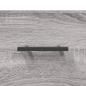 Preview: Highboard Grau Sonoma 69,5x34x180 cm Holzwerkstoff