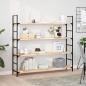 Preview: ARDEBO.de - Schweberegale 3 Stk. 120x30x2 cm Massivholz Akazie Unbehandelt