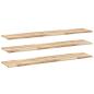 Preview: Schweberegale 3 Stk. 120x30x2 cm Massivholz Akazie Unbehandelt