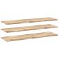 Preview: Schweberegale 3 Stk. 160x40x2 cm Massivholz Akazie Unbehandelt