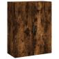 Preview: Highboard Räuchereiche 69,5x34x180 cm Holzwerkstoff