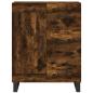Preview: Highboard Räuchereiche 69,5x34x180 cm Holzwerkstoff