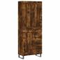 Preview: Highboard Räuchereiche 69,5x34x180 cm Holzwerkstoff