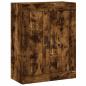 Preview: Highboard Räuchereiche 69,5x34x180 cm Holzwerkstoff