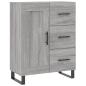 Preview: Sideboard Grau Sonoma 69,5x34x90 cm Holzwerkstoff