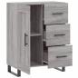 Preview: Sideboard Grau Sonoma 69,5x34x90 cm Holzwerkstoff