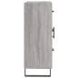 Preview: Sideboard Grau Sonoma 69,5x34x90 cm Holzwerkstoff